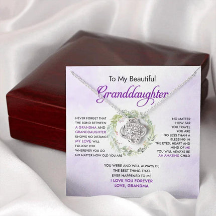 To My Granddaughter You Will Always Be An Amazing Child - Necklace SO91 - Charming Present