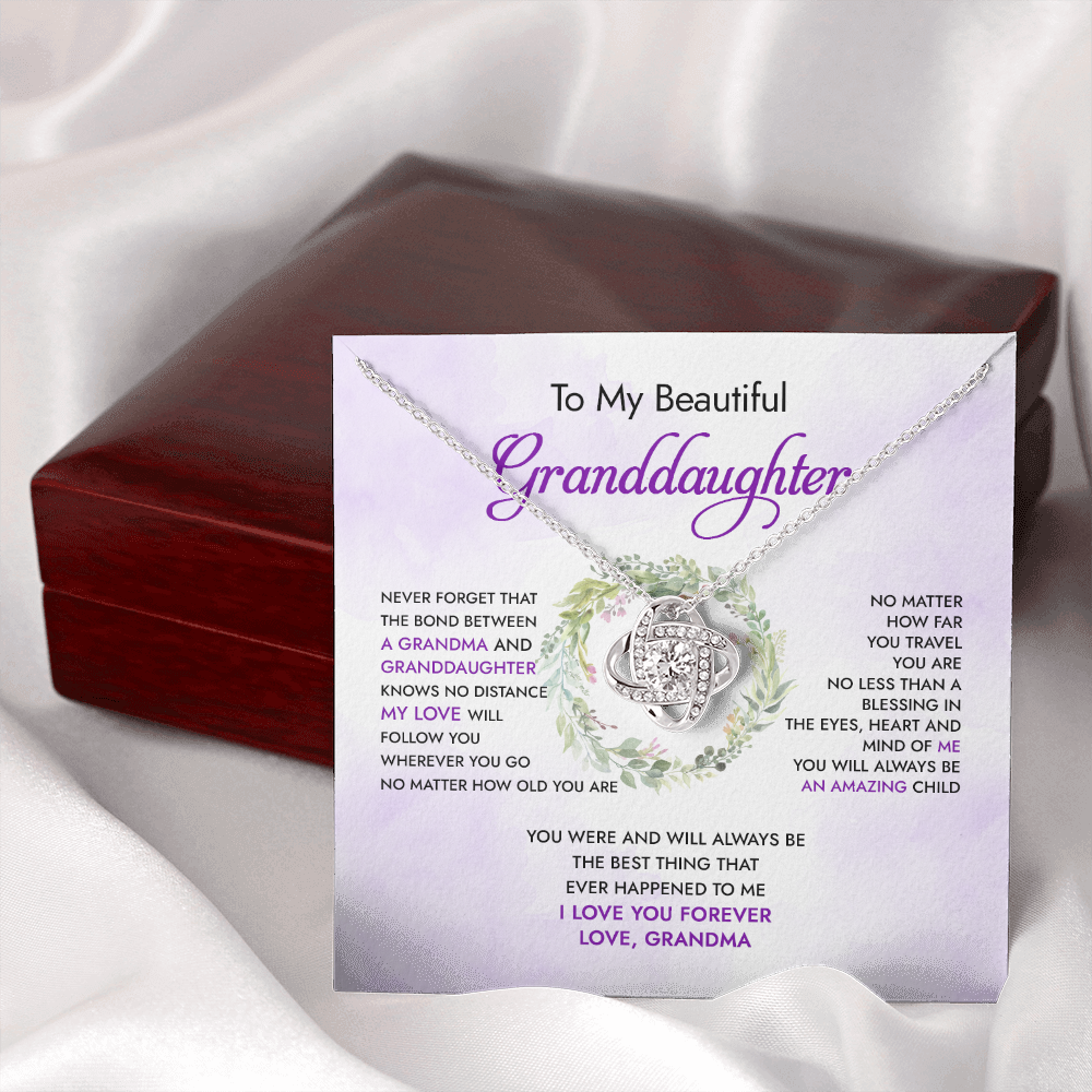 To My Granddaughter You Will Always Be An Amazing Child - Necklace SO91