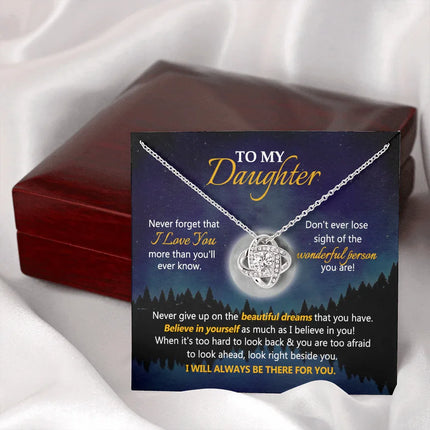 To My Daughter - Believe In Yourself As I Believe In You - Necklace SO77V - Charming Present