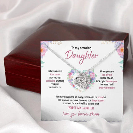 To My Daughter - Always Believe Deep In Your Heart - Necklace SO48T - Charming Present