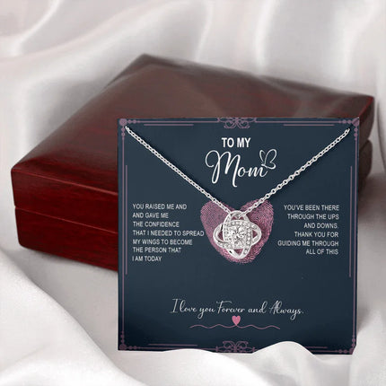 To My Mom - Thank You For Guiding Me Through All Of This - Necklace SO124V - Charming Present