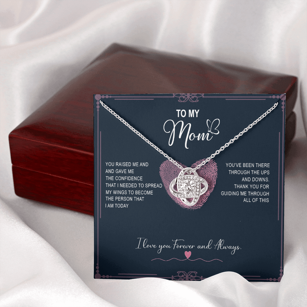 To My Mom - Thank You For Guiding Me Through All Of This - Necklace SO124V