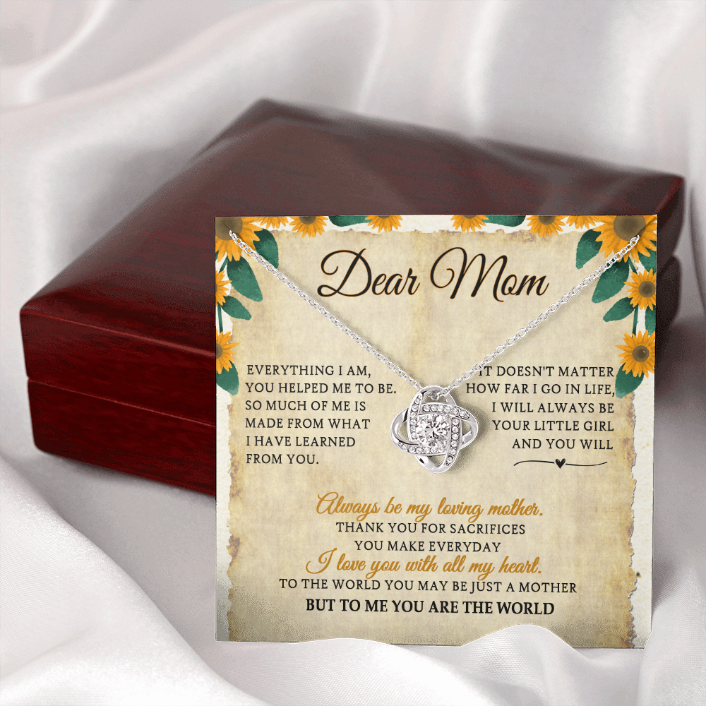 Dear Mom I Will Always Be Your Little Girl - Necklace SO28V