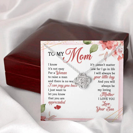 To My Mom - Always Be Your Little Boy - Necklace SO06V - Charming Present