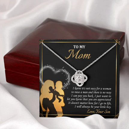 To My Mom - I Love You Forever And Always - Necklace SO119V - Charming Present