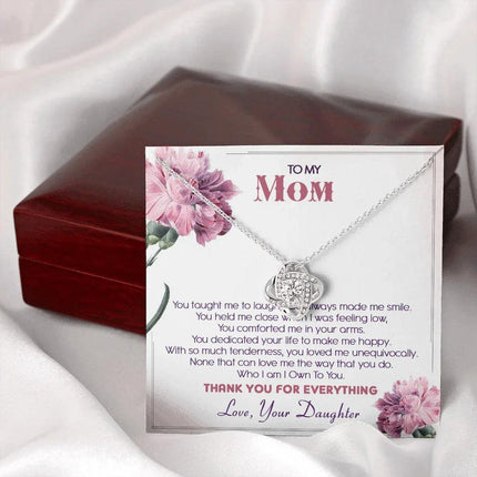 To My Mom Thank You For Loving Me Unconditionally - Necklace SO29T - Charming Present