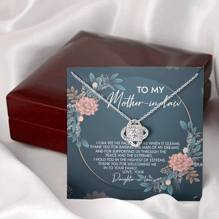 To My Mother In Law - Thank You So Much - Necklace SO37 - Charming Present