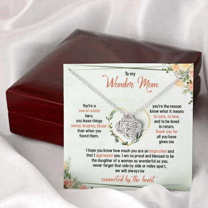 To My Wonder Mom You're One Of A Kind - Necklace SO45T - Charming Present
