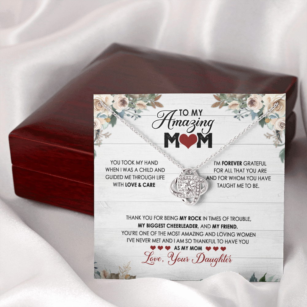 To My Mom - I Am So Thankful To Have You As My Mom - Necklace SO120V