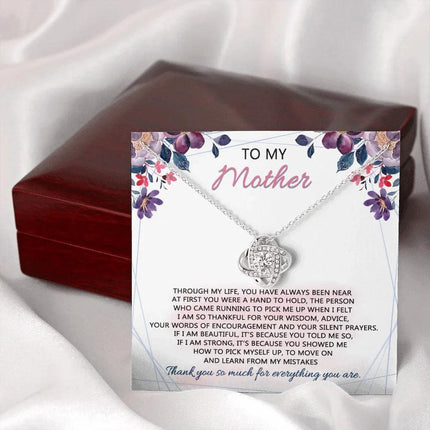To My Mother - Thank You So Much For EveryThing You Are - Necklace SO70V - Charming Present