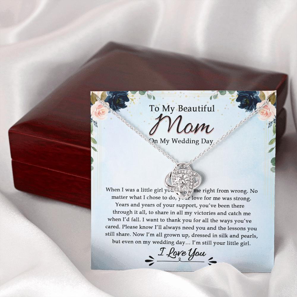To My Beautiful Mom On My Wedding Day - Necklace SO17V