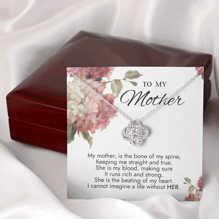 To My Mother I Cannot Imagine A Life Without YOU Necklace SO80 - Charming Present