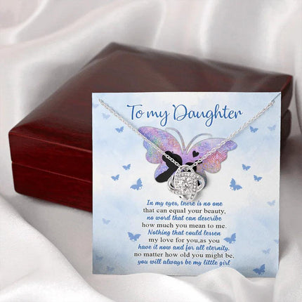 To My Daughter You Will Always Be My Little Girl - Necklace SO74 - Charming Present