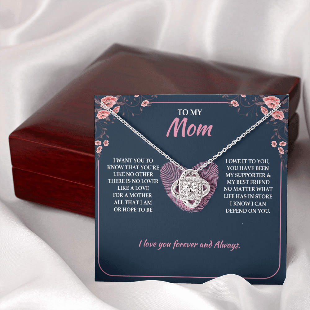 To My Mom - Thank You For Guiding Me Through All Of This - Necklace SO125V