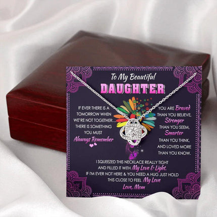 To My Beautiful Daughter - You Mean To Me - Hippie Necklace SO113V - Charming Present