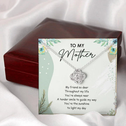 To My Mom You're The Sun Shine To Light My Day - Necklace SO20V - Charming Present