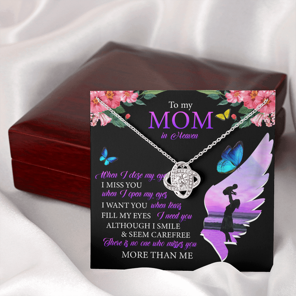 To My Mom In Heaven - I Miss You - Necklace SO91T