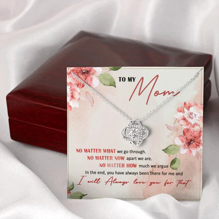 To My Mom I Will Always Love You - Necklace SO26V - Charming Present