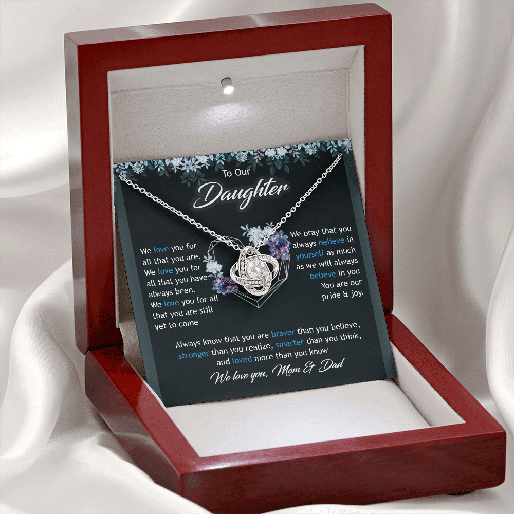 To Our Daughter We Love You Mom & Dad - Necklace SO47T