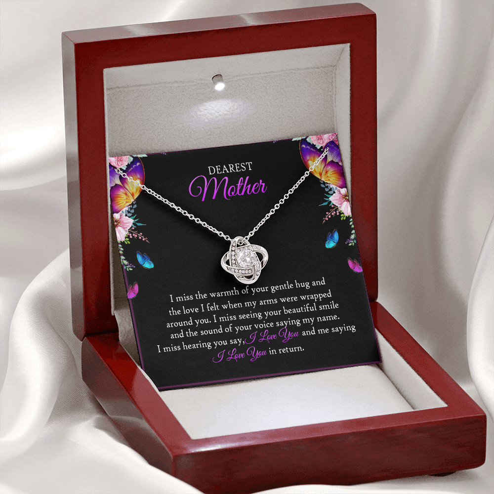 To My Mom In Heaven - I Miss The Warmth Of Your Gentle Hug - Necklace SO90V