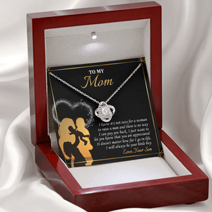 To My Mom - I Love You Forever And Always - Necklace SO119V