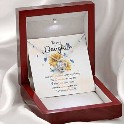 To My Daughter You're The Love Of My Life Necklace SO70 - Charming Present