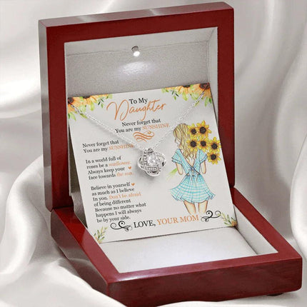 To My Daughter - You Are My Sunshine - Necklace SO137T - Charming Present