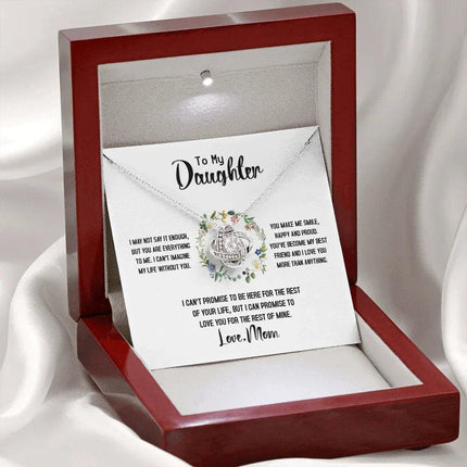 To My Daughter - Love You For The Rest Of Mine - Necklace SO141T - Charming Present