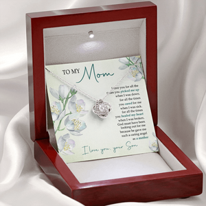 To My Mom - You're My Caring Angel - Necklace SO53V