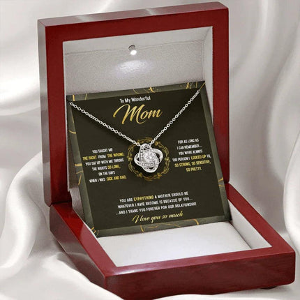 To The Best Mom - The Person I Looked Up To - Necklace SO41T - Charming Present