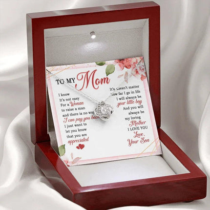 To My Mom - Always Be Your Little Boy - Necklace SO06V - Charming Present