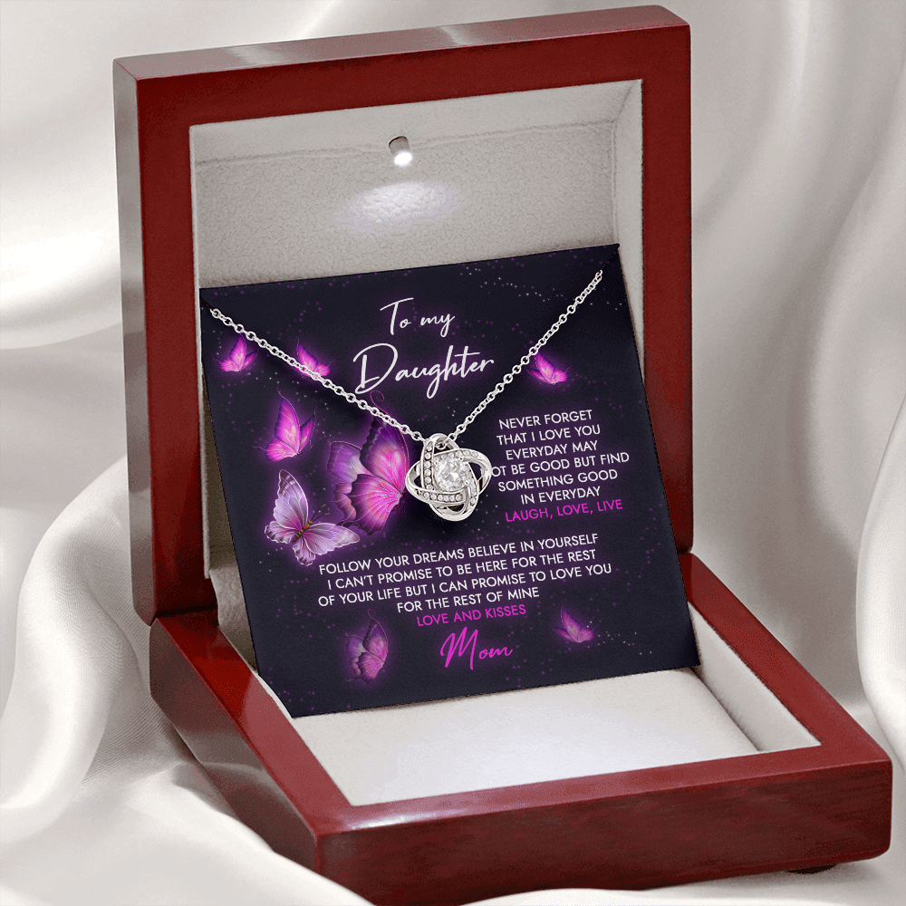 To My Daughter - Never Forget That I Love You - Necklace SO69