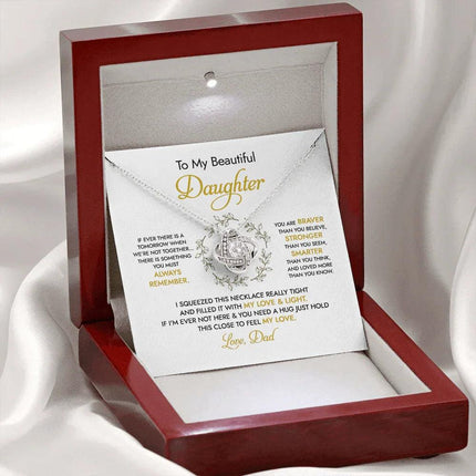 To my Beautiful Daughter - You Mean To Me - Necklace SO50v2 - Charming Present