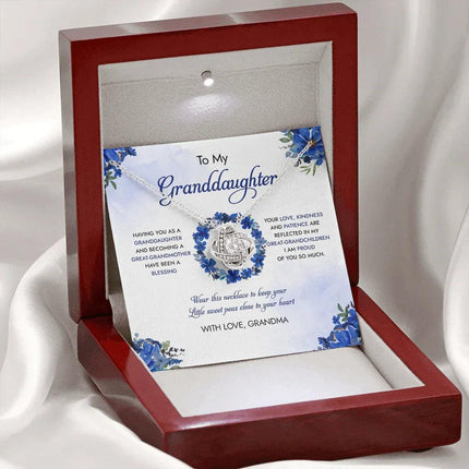 To My Granddaughter - I Am Proud Of You So Much - Necklace SO97 - Charming Present