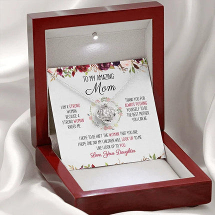 To My Amazing Mom - You're The Best Mom Ever - Necklace SO51V - Charming Present