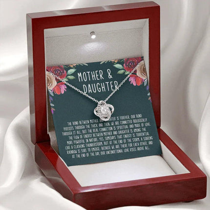 Mother's Day Gift - The Bond Between Mother And Daughter Is Forever - Necklace SO16T - Charming Present