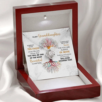 To My Granddaughter - You Are Always In Mine - Necklace DR11 - Charming Present