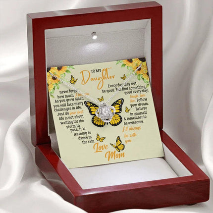 To My Daughter - Never Forget How Much I Love You - Necklace SO121T - Charming Present