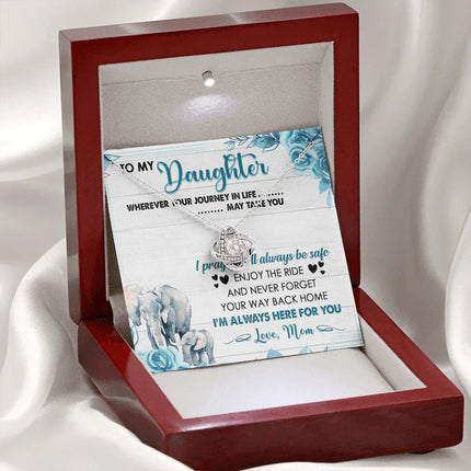 To My Daughter - Enjoy The Ride - Necklace SO02V - Charming Present