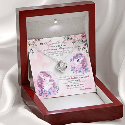 To My Granddaughter - You Are My Sunshine - Necklace DR14 - Charming Present