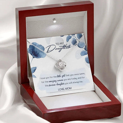To My Daughter - I Love You For The Little Girl - Necklace SO01T - Charming Present