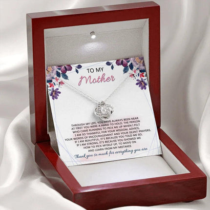 To My Mother - Thank You So Much For EveryThing You Are - Necklace SO70V - Charming Present