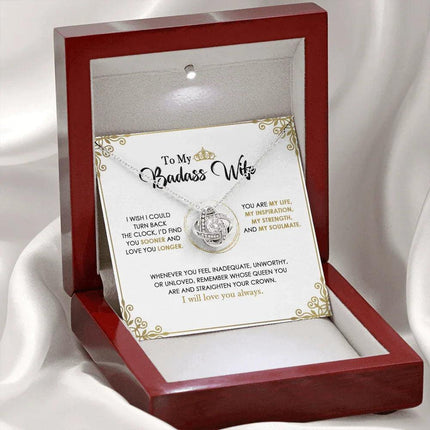 To My Badass Wife - You Are My Life - Necklace SO145V - Charming Present