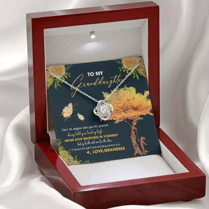 To My Granddaughter - Always Hold Your Head Up High - Necklace DR13 - Charming Present