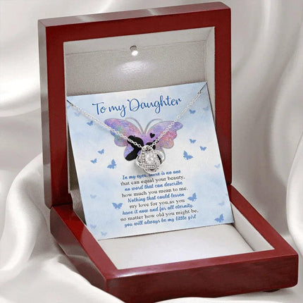 To My Daughter You Will Always Be My Little Girl - Necklace SO74 - Charming Present