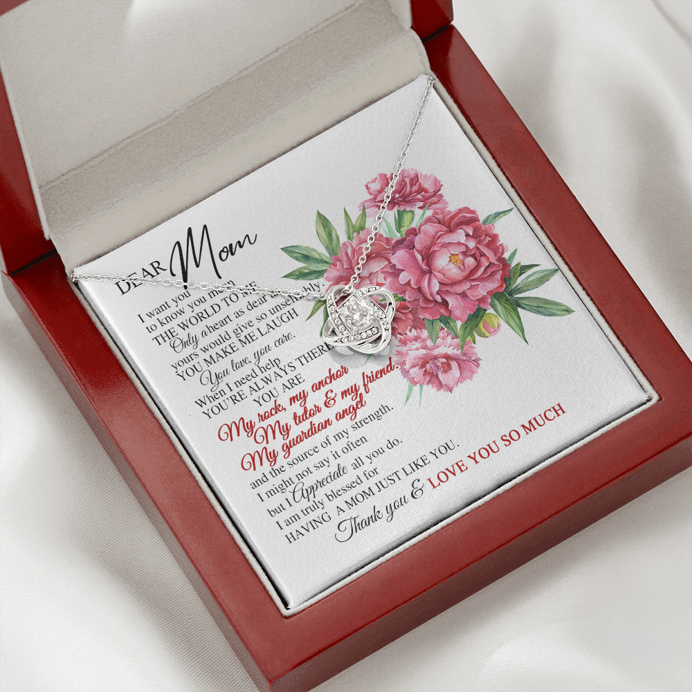 Dear Mom I Truly Blessed For Having A Mom Just Like You Necklace SO63