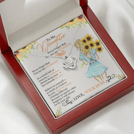 To My Daughter - You Are My Sunshine - Necklace SO137T - Charming Present
