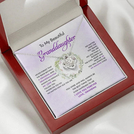 To My Granddaughter You Will Always Be An Amazing Child - Necklace SO91 - Charming Present