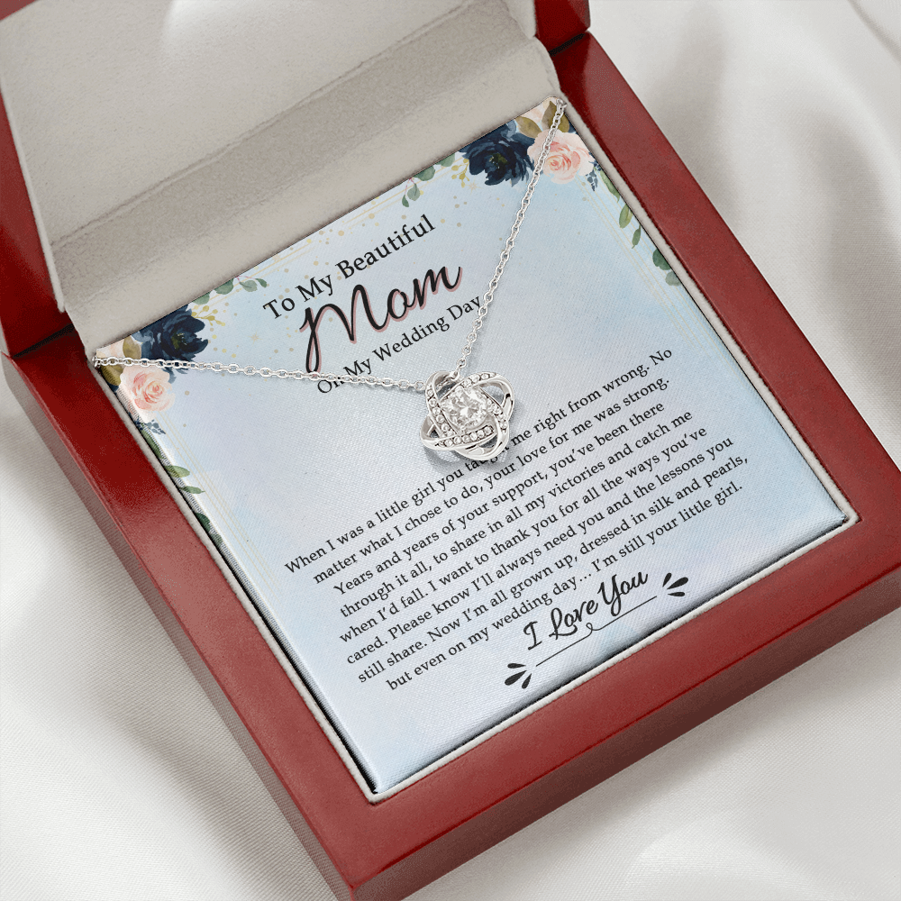 To My Beautiful Mom On My Wedding Day - Necklace SO17V
