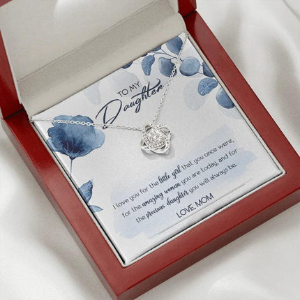 To My Daughter - I Love You For The Little Girl - Necklace SO01T - Charming Present